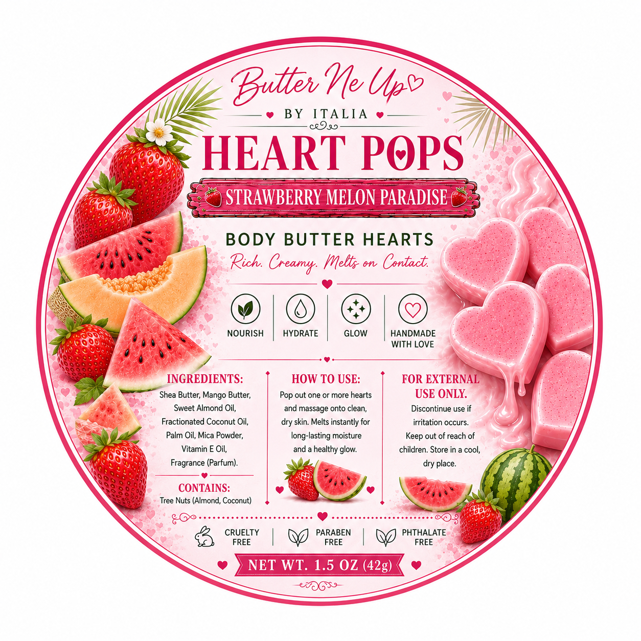 BODY BUTTER HEART POP MELTS