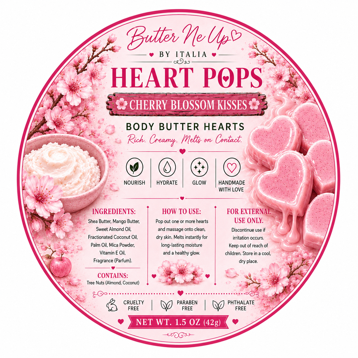 BODY BUTTER HEART POP MELTS