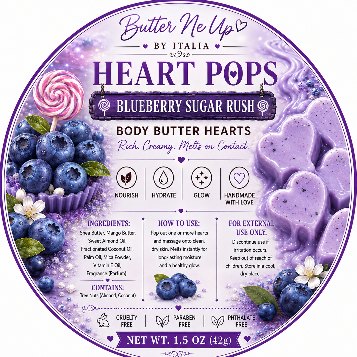 BODY BUTTER HEART POP MELTS